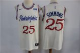 Philadelphia 76Ers #25 Simmons-007 Basketball Jerseys