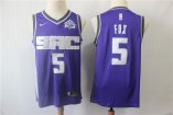 Sacramento Kings #5 Fox-001 Basketball Jerseys