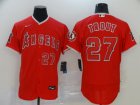 Los Angeles Angels #27 Trout-006 Stitched Jerseys