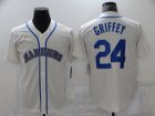 Seattle Mariners #24 Griffey-009 Stitched Football Jerseys