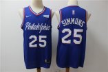 Philadelphia 76Ers #25 Simmons-001 Basketball Jerseys
