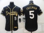 Atlanta Braves #5 Freeman-007 Stitched Football Jerseys