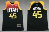 Utah Jazz #45 Mitchell-001 Basketball Jerseys
