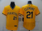 Pittsburgh Pirates #21 Clemente-014 Stitched Football Jerseys