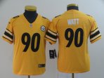 Youth Pittsburgh Steelers #90 Watt-001 Jersey