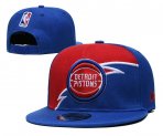 Detroit Pistons Adjustable Hat-002 Jerseys