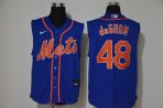 New York Mets #48 Degrom-004 Stitched Football Jerseys