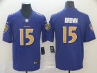 Baltimore Ravens #15 Brown-001 Jerseys