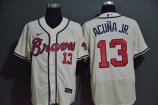 Atlanta Braves #13 Acunajr-019 Stitched Football Jerseys