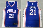 Philadelphia 76Ers #21 Embiid-011 Basketball Jerseys