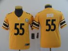 Youth Pittsburgh Steelers #55 Bush-001 Jersey