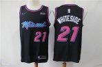 Miami Heat #21 Whiteside-001 Basketball Jerseys