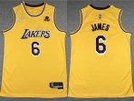 Los Angeles Lakers #6 James-015 Basketball Jerseys