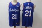 Philadelphia 76Ers #21 Embiid-001 Basketball Jerseys