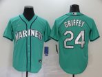 Seattle Mariners #24 Griffey-005 Stitched Football Jerseys
