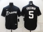 Atlanta Braves #5 Freeman-003 Stitched Football Jerseys