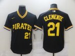 Pittsburgh Pirates #21 Clemente-012 Stitched Football Jerseys