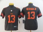 Youth Cleveland Browns #13 Beckham JR-001 Jersey