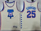 Philadelphia 76Ers #25 Simmons-011 Basketball Jerseys