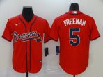 Atlanta Braves #5 Freeman-006 Stitched Football Jerseys