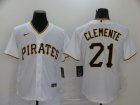 Pittsburgh Pirates #21 Clemente-010 Stitched Football Jerseys