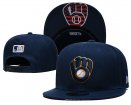 Milwaukee Brewers Adjustable Hat-003 Jerseys