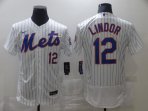 New York Mets #12 Lindor-003 Stitched Football Jerseys
