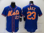 New York Mets #23 Baez-004 Stitched Football Jerseys