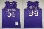 Los Angeles Lakers #34 O'Neal-003 Basketball Jerseys