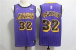 Los Angeles Lakers #32 Johnson-003 Basketball Jerseys