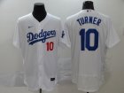 Los Angeles Dodgers #10 Turner-002 Stitched Jerseys