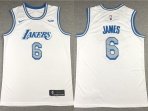 Los Angeles Lakers #6 James-009 Basketball Jerseys