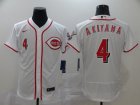 Cincinnati reds #4 Akiyama-001 Stitched Football Jerseys