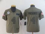 Youth Dallas Cowboys #4 Prescott-001 Jersey