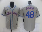 New York Mets #48 Degrom-005 Stitched Football Jerseys