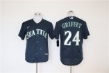 Seattle Mariners #24 Griffey-010 Stitched Football Jerseys