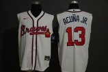 Atlanta Braves #13 Acunajr-017 Stitched Football Jerseys
