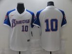 Atlanta Braves #10 Jones-002 Stitched Football Jerseys