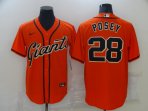 San Francisco Giants #28 Posey-008 Stitched Football Jerseys