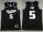 Sacramento Kings #5 Fox-007 Basketball Jerseys