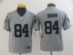 Youth Oakland Raiders #84 Brown-002 Jersey