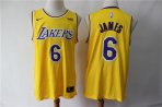 Los Angeles Lakers #6 James-003 Basketball Jerseys