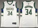 Milwaukee Bucks #34 Antetokounmpo-019 Basketball Jerseys