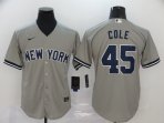 New York Yankees #45 Cole-001 Stitched Jerseys