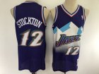 Utah Jazz #12 Stockton-004 Basketball Jerseys