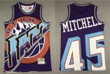 Utah Jazz #45 Mitchell-006 Basketball Jerseys