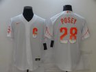 San Francisco Giants #28 Posey-007 Stitched Football Jerseys