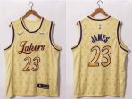 Los Angeles Lakers #23 James-060 Basketball Jerseys