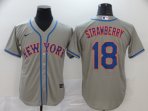 New York Mets #18 Stranwberry-003 Stitched Jerseys