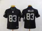 Youth Oakland Raiders #83 Waller-001 Jersey